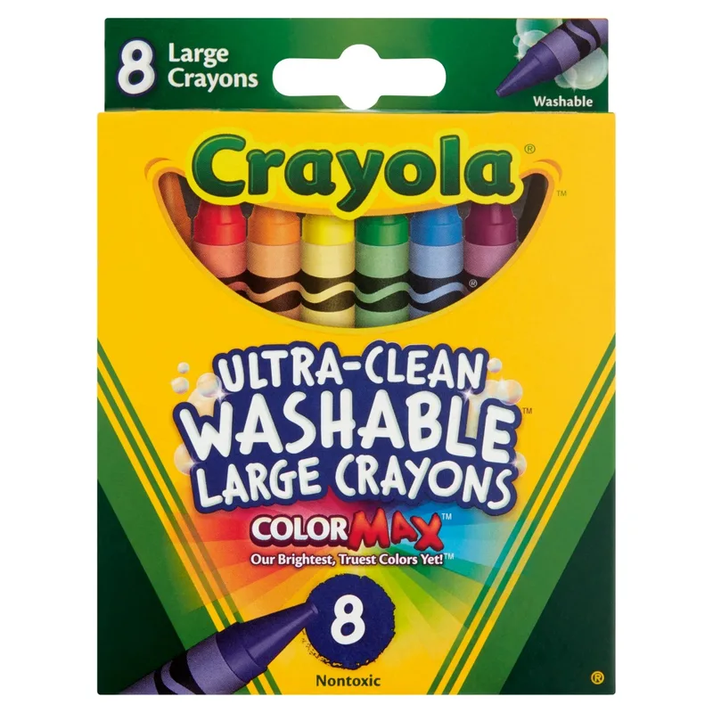 Ultra Clean Washable Crayons, Large