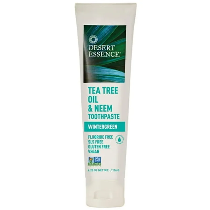 Tea Tree & Neem Toothpaste, Wintergreen, 6.25 oz