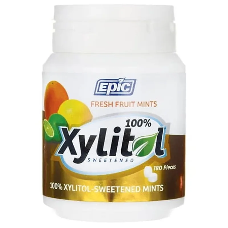 Xylitol Fruit Mints, 180 ct