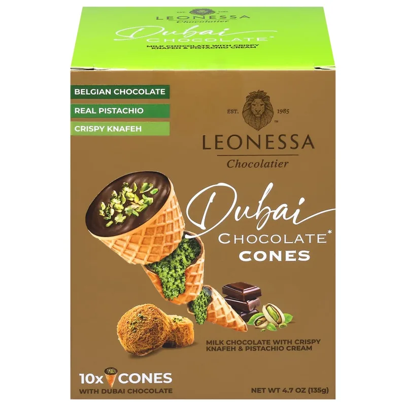 Dubai Chocolate Cones